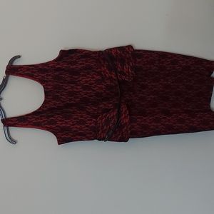 Red and Black Torrid dress size 16. NWT